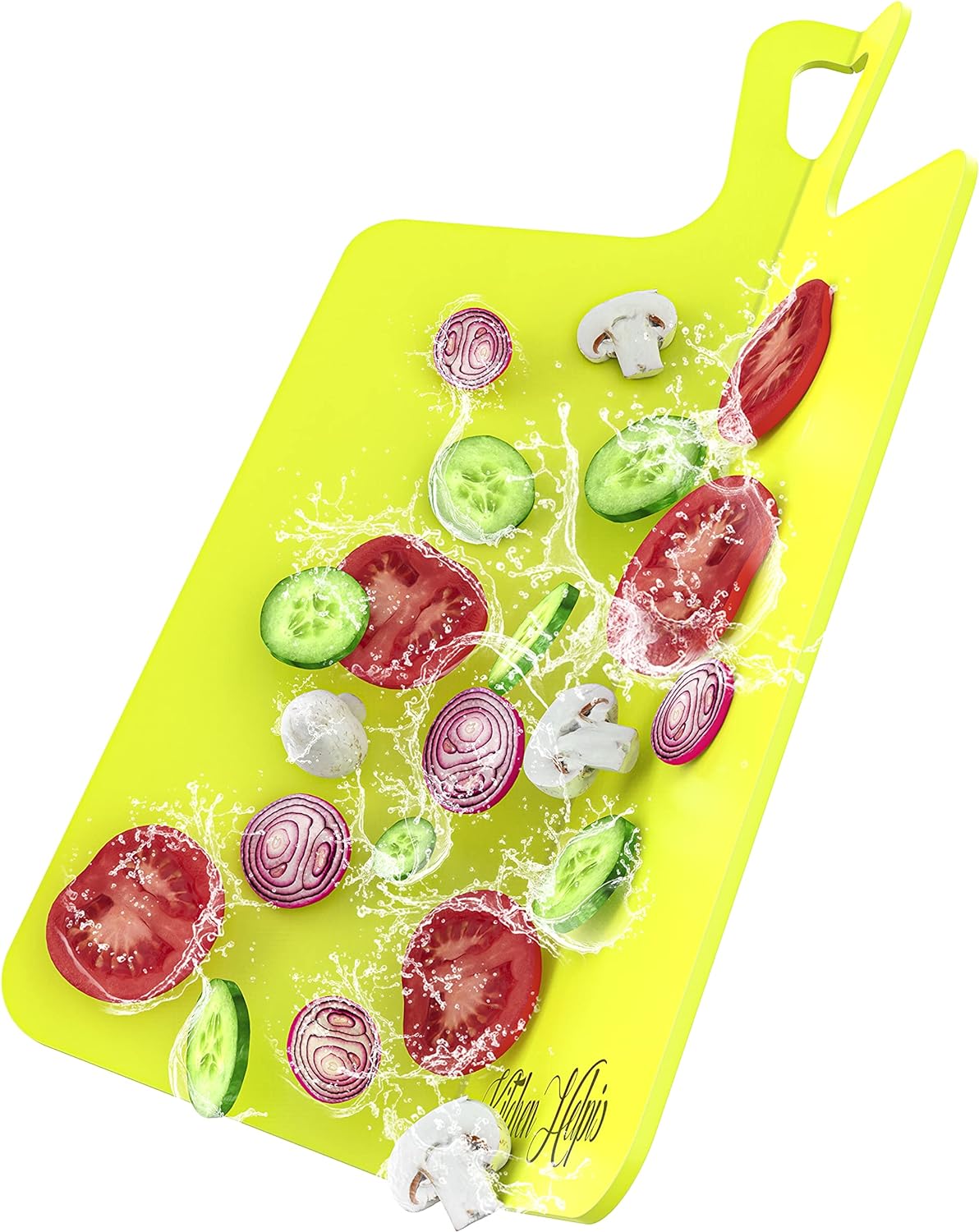 Kitchen Helpis® großes faltbares Schneidebrett, hochwertiges Schneidebrett Kunststoff (groß)